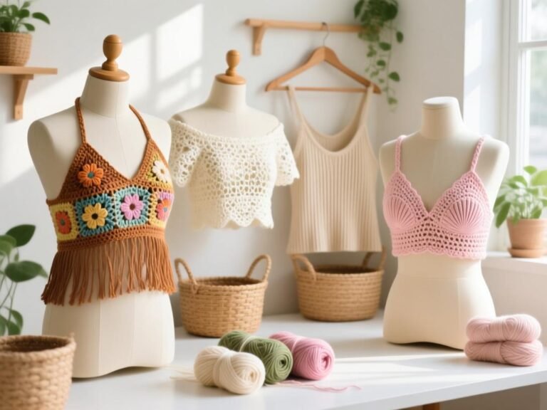 Timeless Crochet Tops With Vintage & Modern Vibes